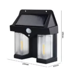 Lampe Solaire 2 LED CL-228 avec Détecteur de Mouvement – Image 5