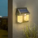 lampe solaire 2 led avec détecteur de mouvement cl-228