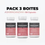 pack de 3 boites ashwagandha complément alimentaire