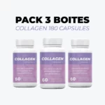 pack de 3 boites collagen + vitamine c complément alimentaire