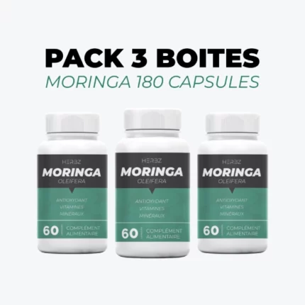pack de 3 boites moringa complément alimentaire