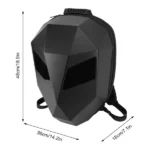 sac à dos moto led intelligent gelrova loy knight noir à écran programmable 18"