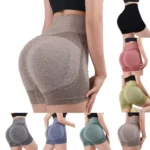 short de yoga et fitness élastique pour femme avec levage lifting de fesses