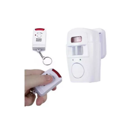 système d'alarme détecteur de mouvement 105db avec 2 télécommandes