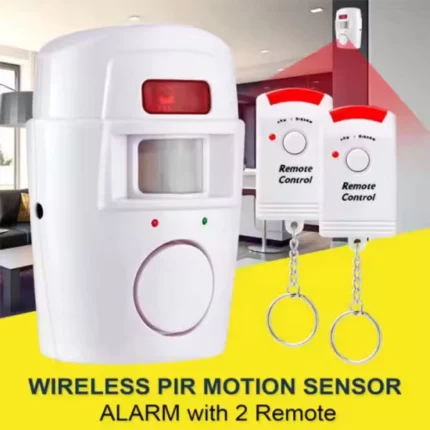 système d'alarme détecteur de mouvement 105db avec 2 télécommandes astrell