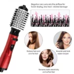 brosse soufflante rotative multistyler 2en1, bigoudi + lisseur