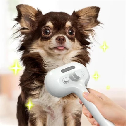brosse vaporisateur spray 3en1 pour chats et chiens felanis