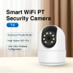 caméra de surveillance interne ptz wifi t4 c996 5mp, vision nocturne