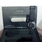 coffret cadeau pour homme tomi noir, montre classique + stylo business élégant