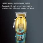 daling dl-1538 tondeuse à cheveux rechargeable led gold