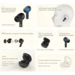 écouteurs sans fil bluetooth colmi a8 noir