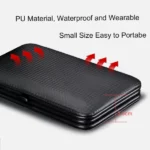 Ensemble de Manucure et Pédicure Professionnel – 7/16 Pcs en Inox - Noir – Image 4