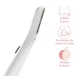 finishing touch flawless dermaplane glo appareil de dermaplaning pour visage