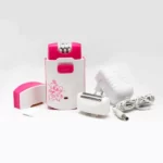 kemei épilateur et rasoir électrique rechargeable 2en1 km-2219