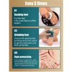 Kemei Râpe Ponceuse à Pieds Électrique KM-6865 – Image 5