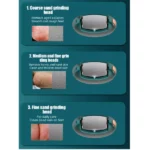 Kemei Râpe Ponceuse à Pieds Électrique KM-6865 – Image 6