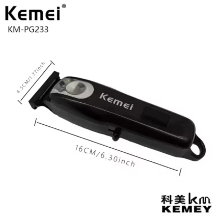 kemei km-pg233 tondeuse à cheveux professionnelle avec écran lcd