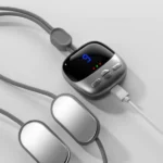 mini masseur de cou suspendu intelligent rechargeable tens ems