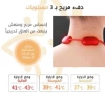 mini masseur de cou suspendu intelligent rechargeable tens ems, جهاز تدليك الرقبة الذكي المصغر القابل لإعادة الشحن