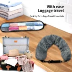 oreiller de voyage dreamshore remplissable pour bagages supplémentaires