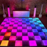 piste de danse led rgb à effet infini 3D