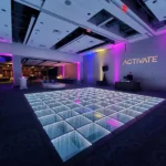 piste de danse led rgb à effet infini 3D