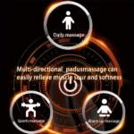 Pistolet de Massage Musculaire Fascia Gun LCD BX-820 – Image 3