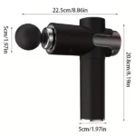 pistolet de massage musculaire fascia gun bx-820 avec afficheur lcd