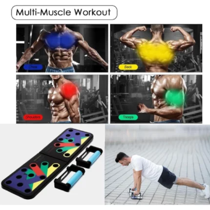 planche de pompes push-up multifonction 14en1 pliable portable