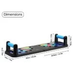 Planche de Pompes Push-Up Multifonction 14en1 Pliable Portable – Image 6