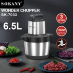 sokany hachoir électrique sk-ym-7033 6.5l 1500w