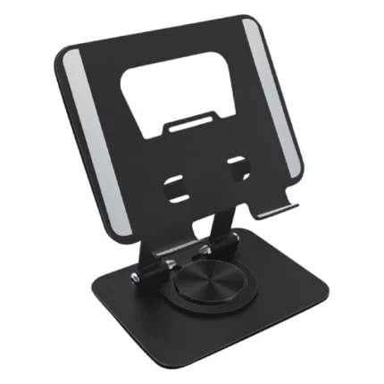 support smartphone téléphone portable et tablette réglable rotatif à 360° en alliage d'aluminium, écrans 4-13"