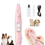 tondeuse de précision électrique silencieuse pour animaux de compagnie chats et chiens avec éclairage led