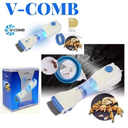 v-comb licetec peigne aspirateur anti-poux électrique