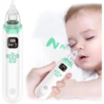 aspirateur nasal électrique pour bébé avec 3 niveaux d'aspiration, musique et lumière