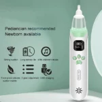 aspirateur nasal électrique pour bébé avec 3 niveaux d'aspiration, musique et lumière