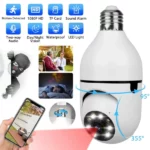 caméra de surveillance ampoule wifi intelligente full hd 1080p pix-link rw204y