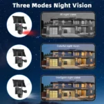 Caméra de Surveillance Solaire PTZ 8MP 4K Wi-Fi Double Objectif HongGlobal V380 Pro – Image 5