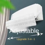 déflecteur d'air pour climatiseur extensible réglable avec trous