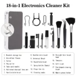 kit de nettoyage électronique multifonction 18en1 pour écran, ordinateur, clavier, téléphone, smartphone, tablette