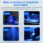 lampe led rgb tactile rechargeable usb pour intérieur voiture et salons