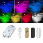 lampe led rgb tactile rechargeable usb pour intérieur voiture et salons