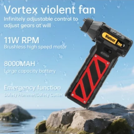 mini souffleur d'air sans fil puissant violent fan f-015-1