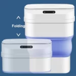 poubelle intelligente pliable avec capteur automatique 17.5l