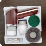 waterproof power scrubber horsepower brosse de nettoyage électrique 5en1