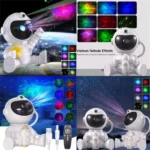 projecteur veilleuse d'astronaute étoiles de galaxie led avec télécommande
