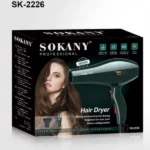sèche-cheveux professionnel sokany sk-2226 super turbo 3000w
