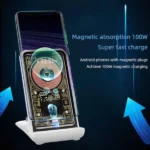 support chargeur de téléphone sans fil magnétique rapide 100w