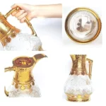 théière cafetière orientale arabe isotherme 1600ml or