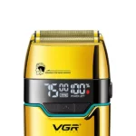 tondeuse rasoir cheveux professionnelle rechargeable à grille vgr v-350 gold